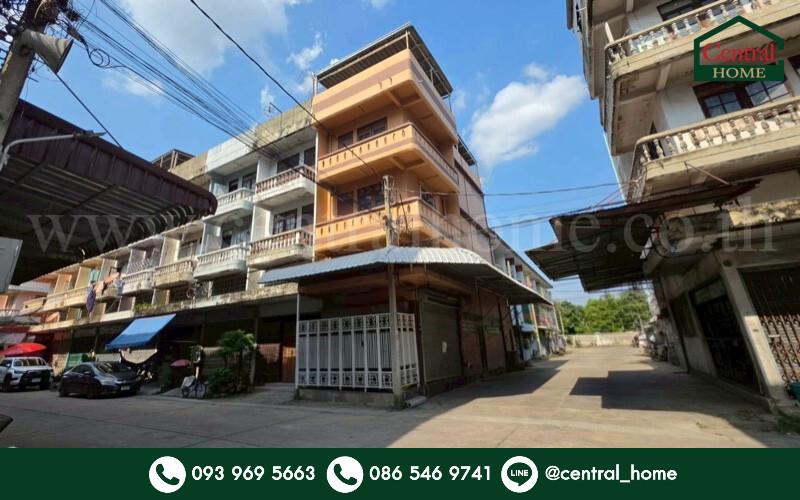 อาคารพาณิชย์ 4 ชั้น บ้านอมรชัย 3 บรมราชชนนี ห้องมุม ต่อเติมครบ ราคาถูก 1