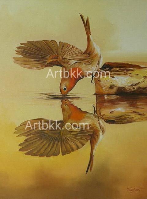 วาดภาพสัตว์เลี้ยงน่ารักเป็นของขวัญของตกแต่งบ้าน