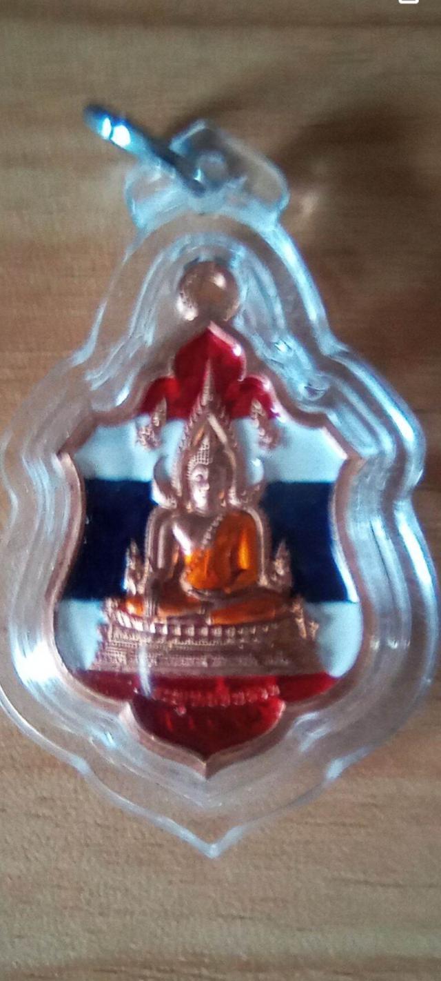พระพุทธชินราช กลังอกเราวิหาร ลงยาลายธงชาติ รูปย่อยที่ 4
