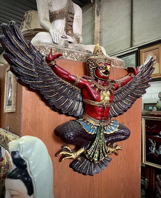 พญาครุฑแขวนผนัง รูปหล่อพญาครุฑ ขนาด70ซม
