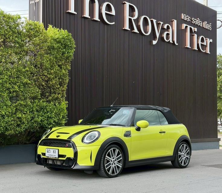 รหัสรถ AP83 Mini Cooper s Convertible รุ่นพิเศษ Sidewalk Edition ปี 2022 สี Zesty Yellow