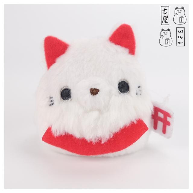 ตุ๊กตา จิ้งจอก อินาริ แมวก้อน ดังโกะ 🦊 Kitsune ・ White Fox Plush ・ SAN-EI ・ Dango Friends ・ Petit 8 cm 🍡 รูปที่ 10