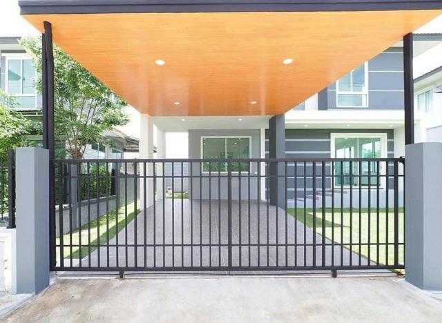 เพียวเพลส รังสิต คลอง 2 2.4 กม. เช่าบ้านเดี่ยว 2 ชั้นหลังมุม ถ.เลียบคลอง3 ต่อเติมครัวใหม่ 1