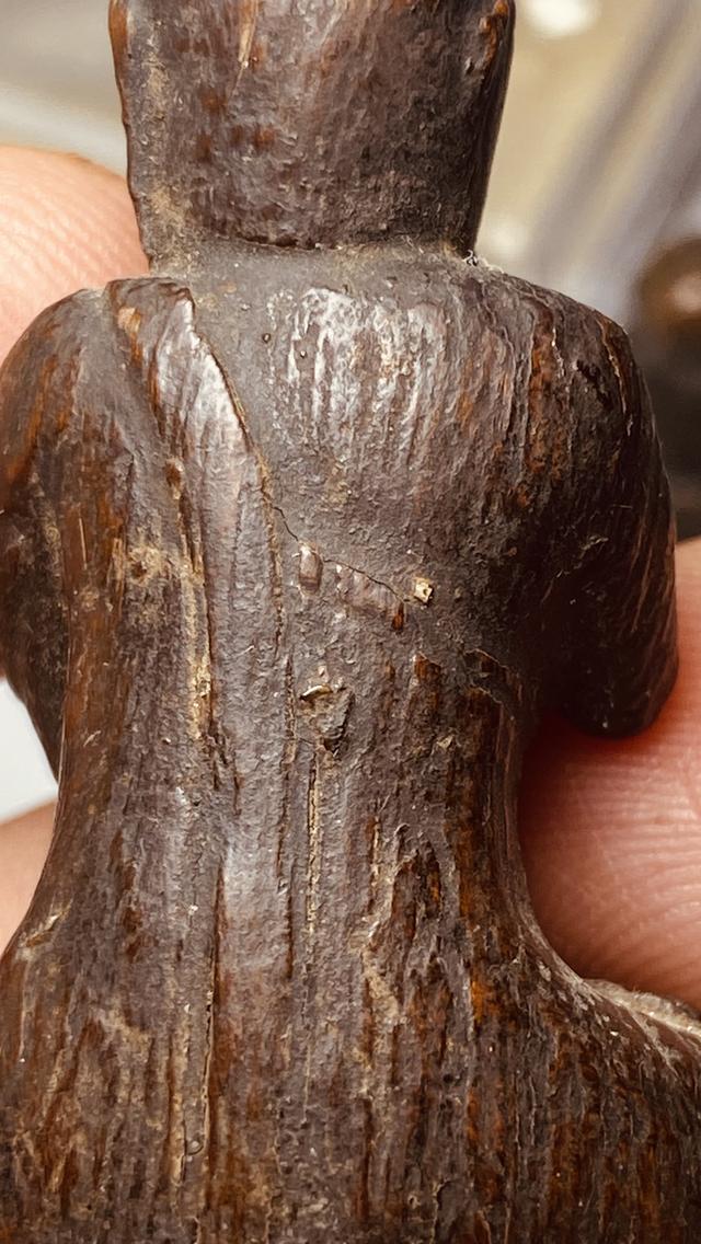 พระปิดตาไม้แกะ(พระบ้านเก่า) รูปที่ 7