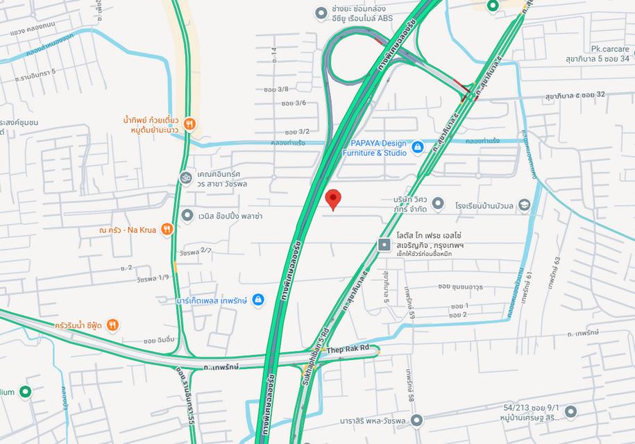 ขายที่ดินหน้ากว้าง 38 เมตร 244 ตารางวา ทำเลทองถนนสุขาภิบาล 5 (โซนวัชรพล-สายไหม) แขวงท่าแรง เขตบางเขน ใกล้จุดขึ้นลงทางด่วน ด่านสุขาภิบาล 5 8