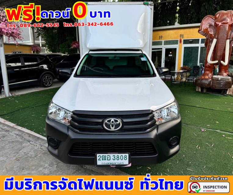 ปี2020 Toyota Hilux Revo 2.4 SINGLE J ตู้ทึบแห้ง  ไมล์แท้ 88,xxx กม.