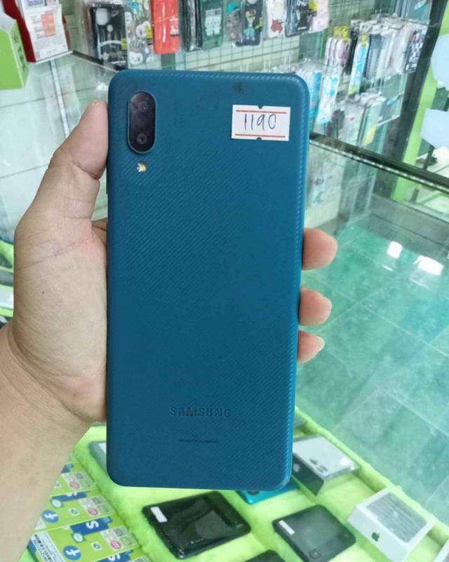 Samsung Galaxy A02 สีน้ำเงิน ใช้งานปกติ 2