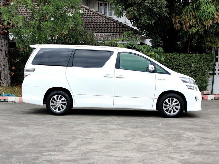 Toyota VELLFIRE 2.4 Hybrid E-Four ปี 2012 โฉม ปี 08-14 สีขาว AUTO เบนซิน + ไฟฟ้า ไมล์เพียง 146,951 km.  4