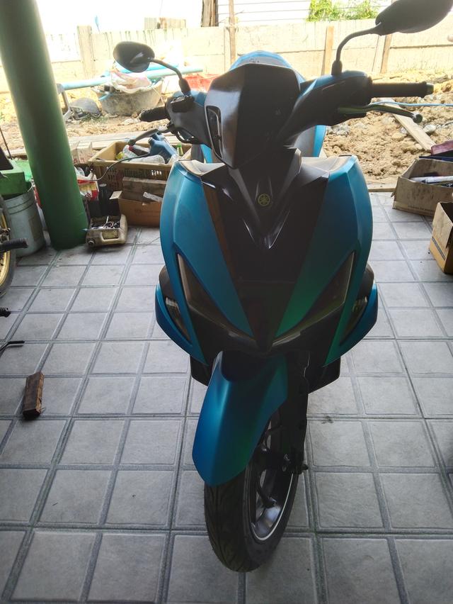 yamaha aerox ปี 2017 24500 กุญแจ 2 ดอก รถมือเดียว เครื่องใช้งานปกติเครื่องเดิมๆไม่ดังไม่หอน ยางใหม่ แบตเตอรี่ใหม่ เล่มเขียวชุดโอน ดูรถตลิ่งชัน กรุงเทพ รูปที่ 4