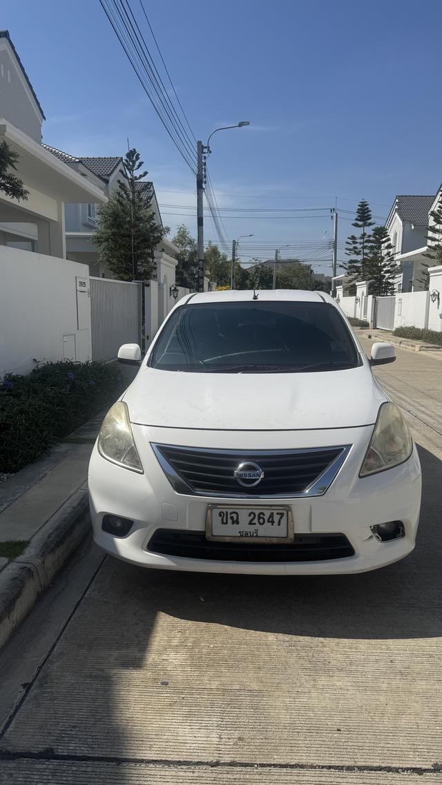 Nissan Almera ปี2012 ยังดีดีอยู่ แอร์เย็นฉ่ำ แต่ด้านนอดมีรอยขีดข่วน ราคาดีมาก 75000 บาท Final Price
