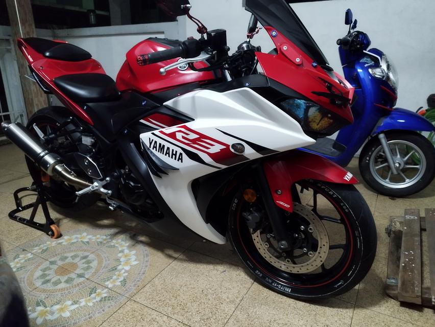 ขายYamaha YZF R3 ปี 2015  เล่มพร้อมโอนต่อภาษี ถึงปี 2026  ไมด์ 6 หมื่น