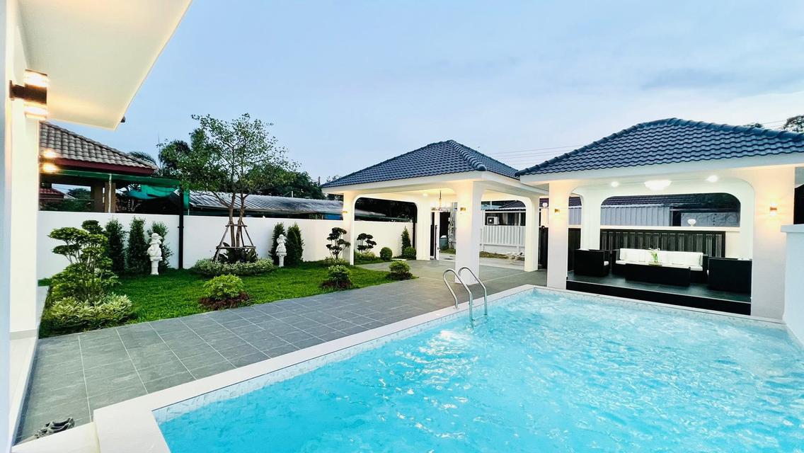 บ้านเดี่ยว ชั้นเดี่ยว พร้อมสระว่ายน้ำ 1