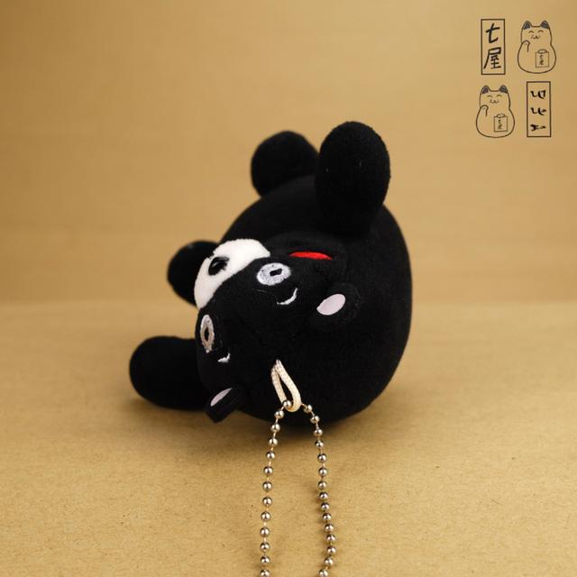 พวงกุญแจ ตุ๊กตา ท่านประธาน・CHO・หมีดำ・คุมะมง 【 แชมป์・Yuru-Chara・2011 】🐻 Kumamon Black Bear ・Mascot・Keychain 11 cm・Ball Chain Sitting Ver. 🖤