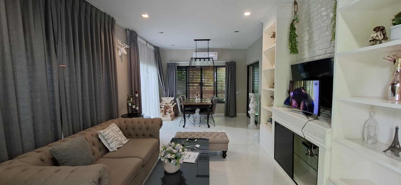 ขายด่วนบ้านเดี่ยวบุราสิริ อ่อนนุช บางนา สภาพสวยพร้อมอยู่ หิ้วกระเป๋าเข้าอยู่ได้เลย 4