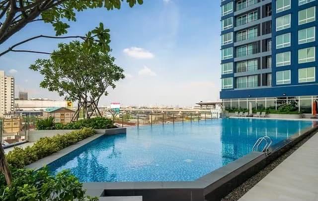 คอนโด ติดรถไฟฟ้า BTS สำโรง 2 ห้องนอน The Metropolis Sumrong ส่วนกลางครบครัน 13
