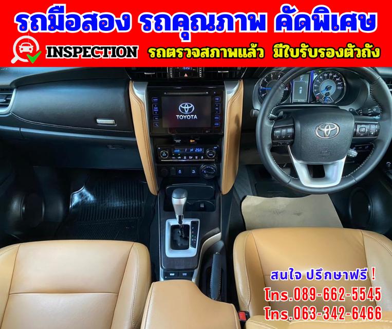 🔴 ปี2018 Toyota Fortuner 2.8 V 4WD. 🔴 เกียร์ออโต้ 4x4 🔴 เครื่องดี ดีเซล 7