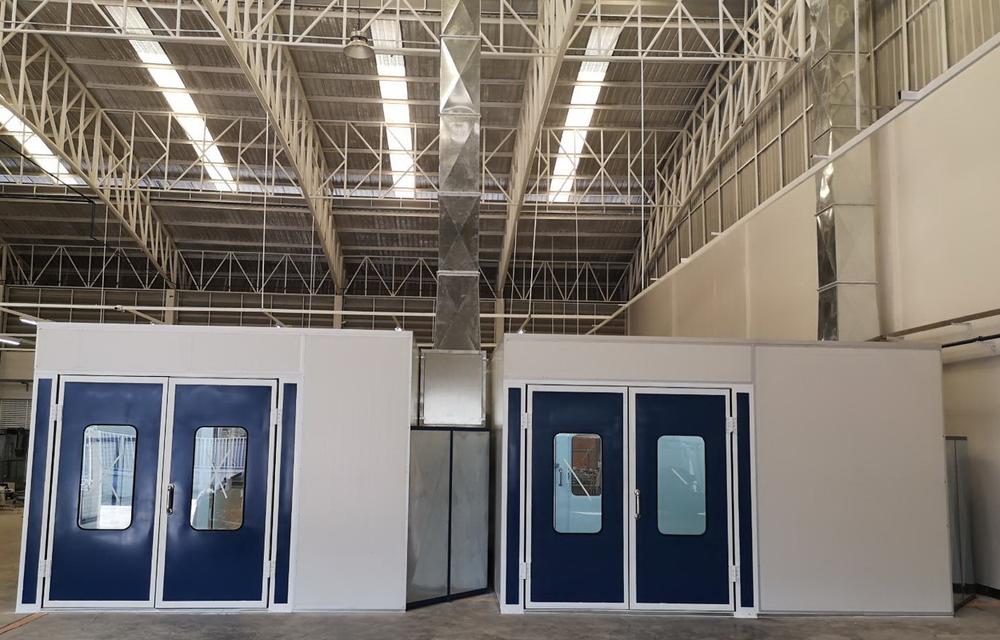 ขาย ออกแบบ รับติดตั้ง ห้องพ่นสีเฟอร์นิเจอร์ ห้องพ่นสีรถเครน ห้องพ่นสีรถพ่วง บู๊ทพ่นสีม่านน้ำ ห้องพ่นอบสี โรงพ่นสีเครื่องบิน รูปที่ 11