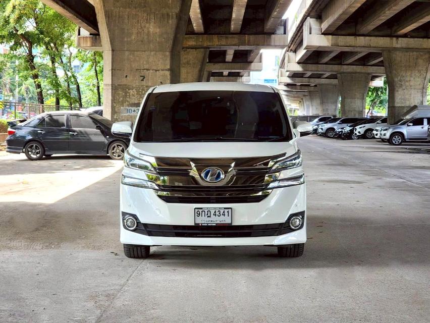 ขายรถ Toyota Vellfire 2.5 HEV E-Four ปี 2015 สีขาว เกียร์ออโต้