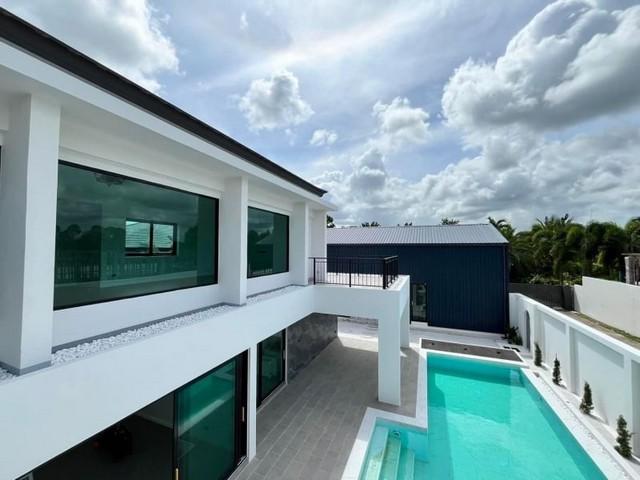 Modern Luxury Pool villa Map Prachan lake Area approximate 167 SQ.m 6