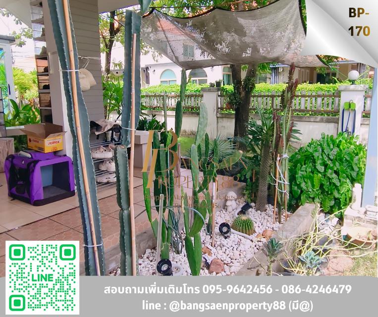ขายบ้านเดี่ยวหลังมุม 64 ตร.วา   มบ. สายลมชมวิว บางแสน ชลบุรี 15