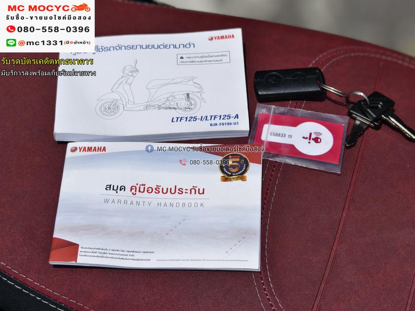 Grand Filano Hybrid รุ่นTOP ABS Keyless 2023 วิ่ง2000โล NO1169    20