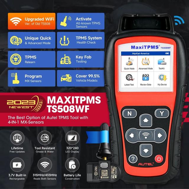 Autel MaxiTPMS TS508WF 4PC MX-Sensors