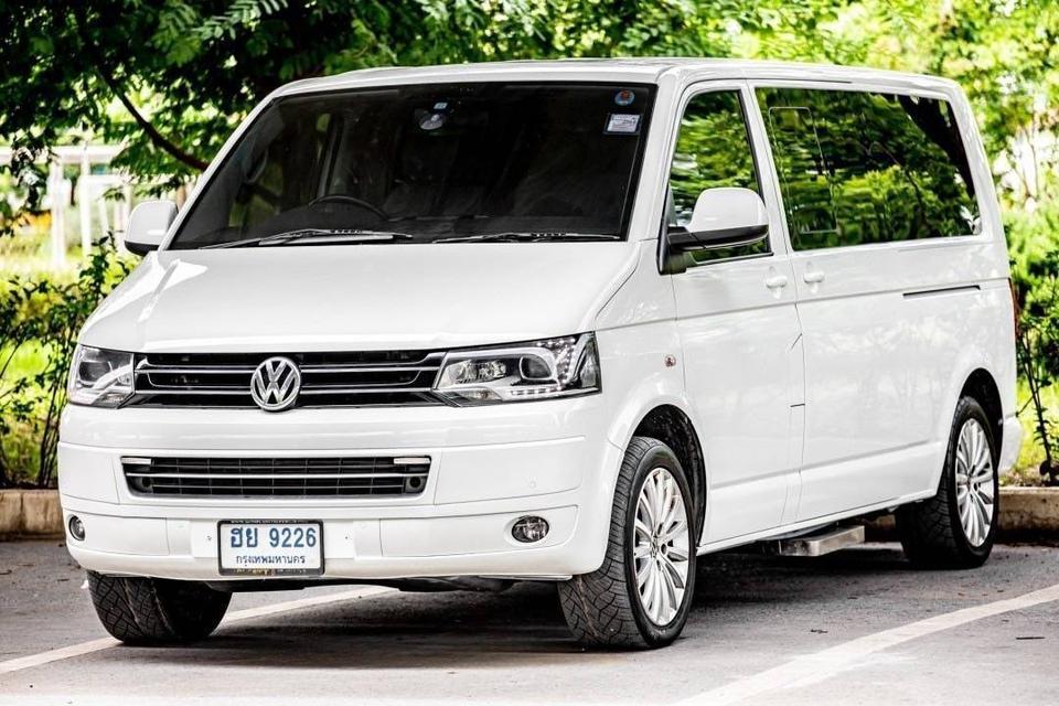 Volk Caravelle 2.0 TDI LWB ปี 2014 สีขาว เครื่องดีเซล  1