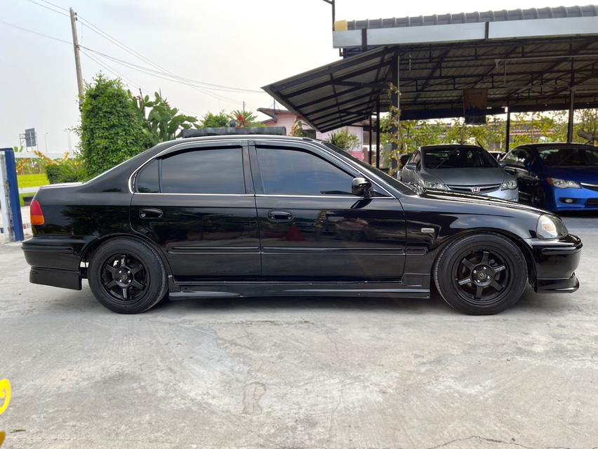 หล่อจัดๆ Civic EK  เกียร์ออโต้ ดำล้วนรถชาวแกงค์ 9