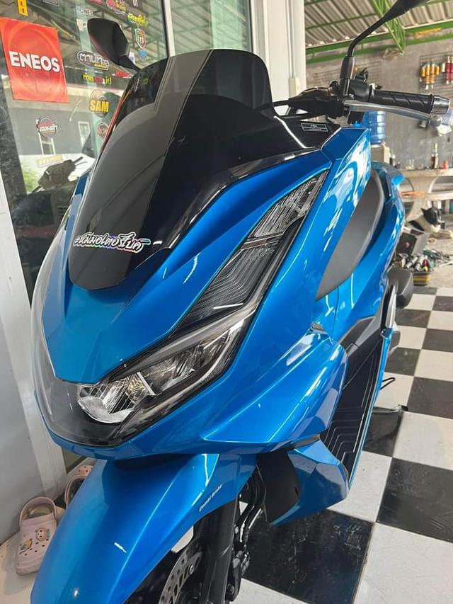 Pcx น้ำเงินสีสวย 4