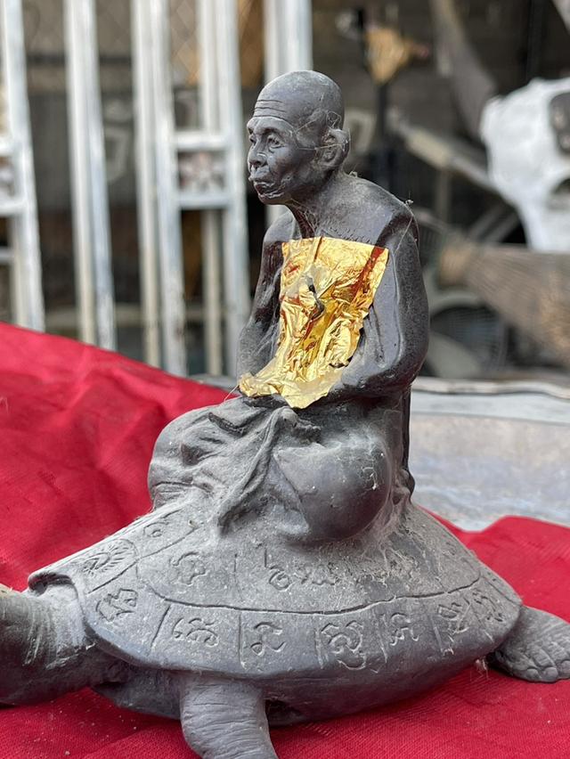 พระบูชาหลวงปู่หลิว วัดไร่แตงทอง พญาเต่าเรือน หน้าตัก3นิ้ว ปี37 4