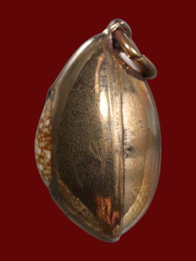 เบี้ยแก้หมง ตอกโค๊ต 18K หลวงพ่อนุ่ม วัดนางใน รูปที่ 2