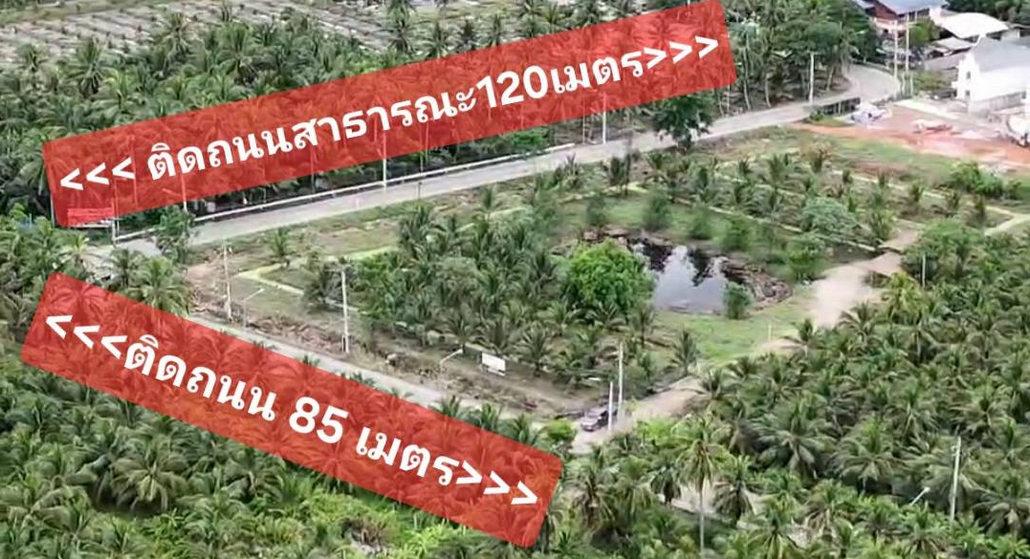 ขายที่ดินสมุทรสงคราม ติดถนนหน้ากว้างทางไปตลาดน้ำท่าคา ถูกที่สุดในโซนนี้ ฟรีโอน คุยง่าย จบไว เจ้าของใจดี 1