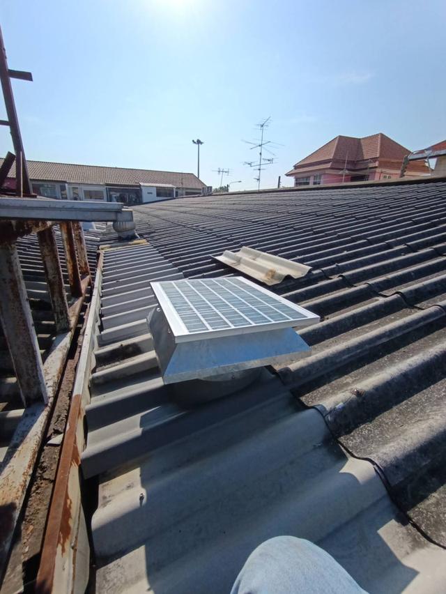 พัดลมระบายอากาศหลังคาพลังงานแสงอาทิตย์  (14 นิ้ว) 3