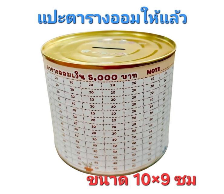ขายส่ง กระปุกออมสิน น่ารักพร้อมตารางออมเงิน 2