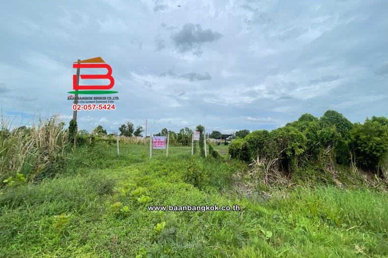ที่ดินเปล่า เนื้อที่ 1-0-22 ไร่ ใกล้วัดประยงค์กิตติวนาราม ถนนประชาสำราญ แขวงคลองสิบสอง เขตหนองจอก 1