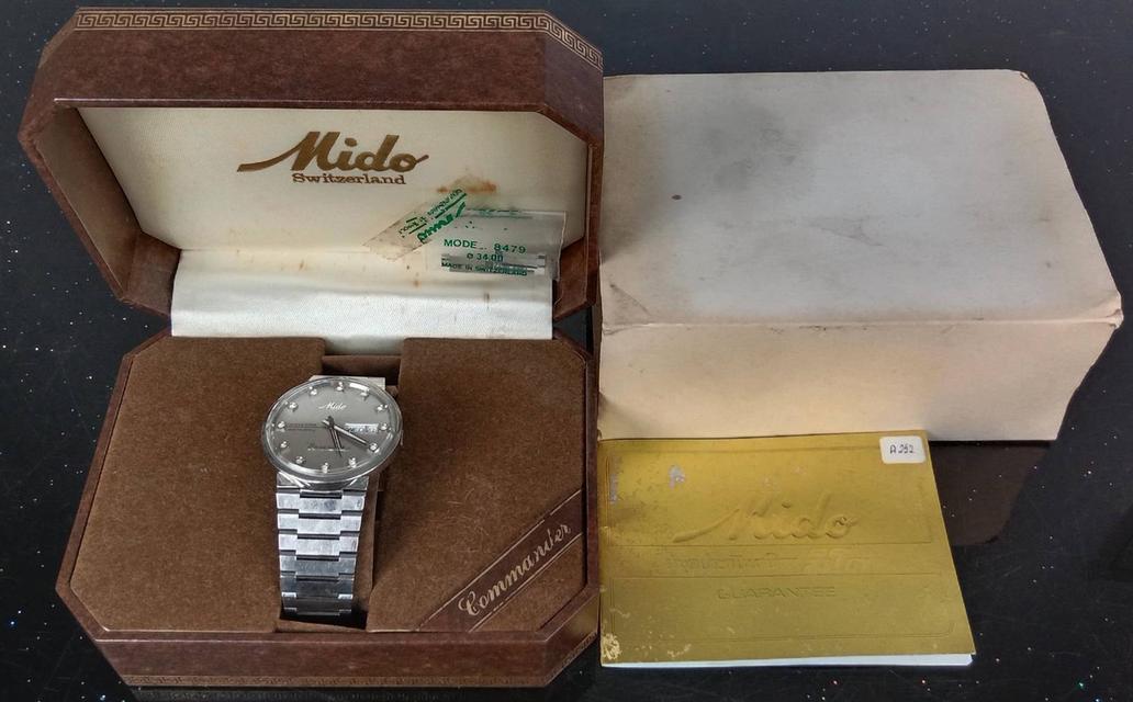 Mido Commander 8269 ระบบ AUTOMATIC หน้าปัด 45 mm พร้อมกล่องแท้เก่าเก็บ+ใบรับประกัน