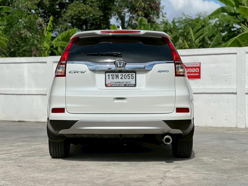 ปี 2015 HONDA CRV, 2.0 E (i-VTEC)โฉม ปี12-17 สีขาว เกียร์ออโต้ เครื่องเบนซิน 4