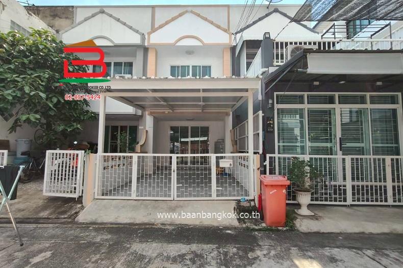 ให้เช่า ทาวเฮ้าส์ อัมรินทร์ 3 ผัง 4 (ใกล้ตลาดเอซี) เนื้อที่ 16 ตรว. แขวงสายไหม เขตสายไหม 1