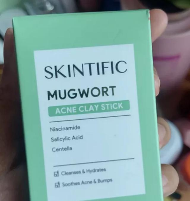 มาส์กโคลนแบบแท่ง Skintific Mugwort  3