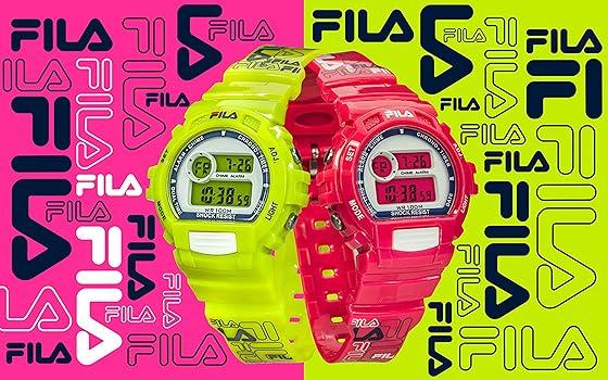 Fila นาฬิกาข้อมือดิจิตอล กันน้ำ 100ม. ของแท้ 100% ลดราคาพิเศษ รูปที่ 3