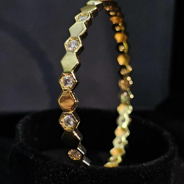 กำไลเพชร เพชรเรียบหรู ดูเเพง เพชรงาม เพชรแท้  -ปุอามี่ Diamond Lap Rama2  6