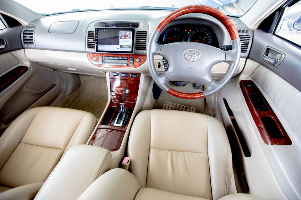 Toyota Camry 2.4Q สีเทา ปี 2003 สวยเดิม ออฟชั่นเต็ม 13