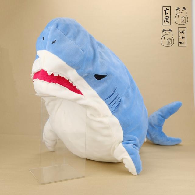 ตุ๊กตา สัตว์ทะเล・Marine Animal・ปลาฉลาม・ซาเมะซัง・Marshmallow・สีฟ้า 🦈 Shark Plush・Blue Version・Tera Jumbo・85 cm 〰 SUNPLAZA・Same SUPER BIG Nuigurumi 🌊 รูปที่ 3