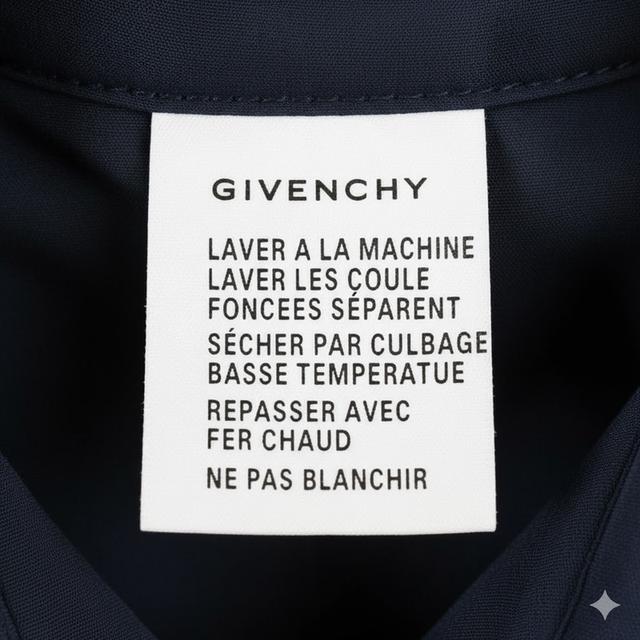 MONSIER By GIVENCY Men's Long Sleeve Black Shirt 8