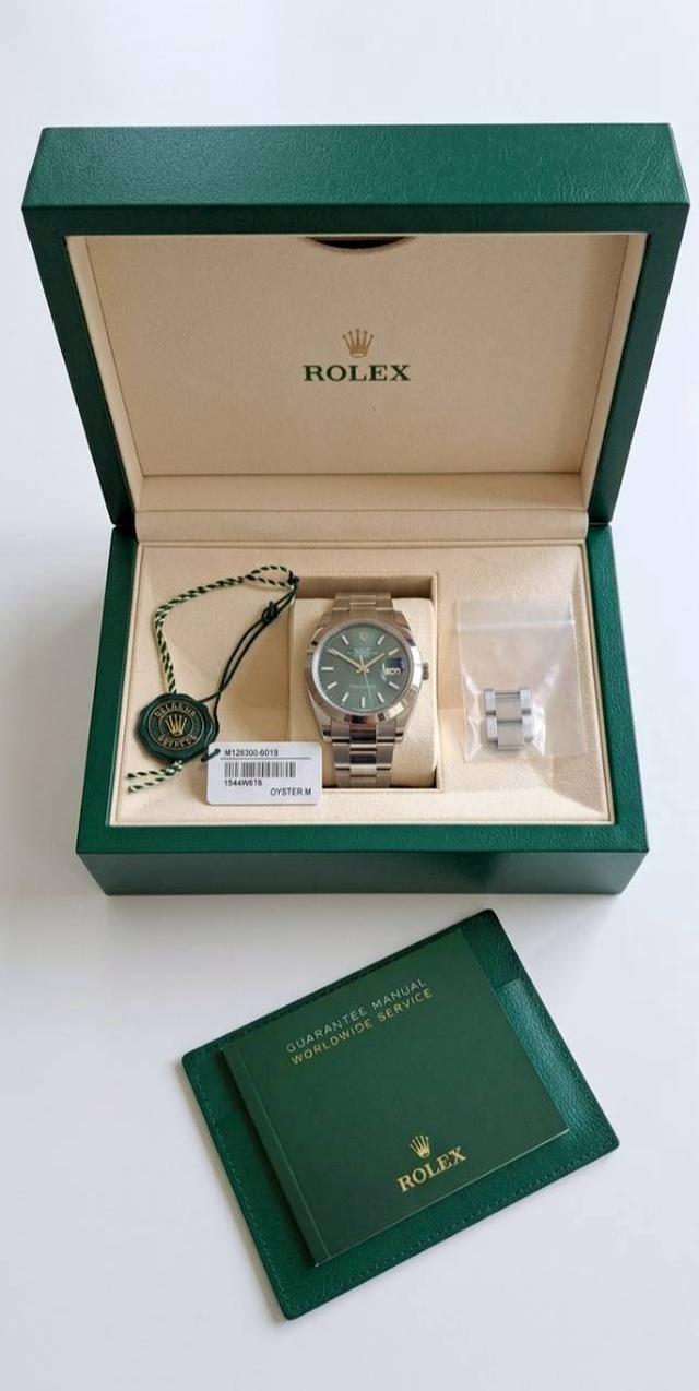 ขายนาฬิกา Rolex Datejust 41 Mint Green Ref. M126300-0019 สภาพมือสอง ใหม่มาก พร้อมใช้ รูปที่ 7