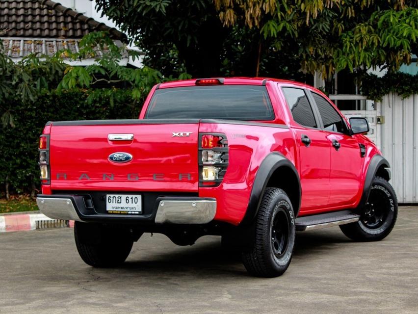 FORD RANGER 2.2 XLT HI-RIDER DOUBLE CAB 6 Speed ปี 2018 เกียร์ AUTO ดีเซล สีแดง รถบ้านพร้อมใช้งาน ไมล์เพียง 245,190 km. 6