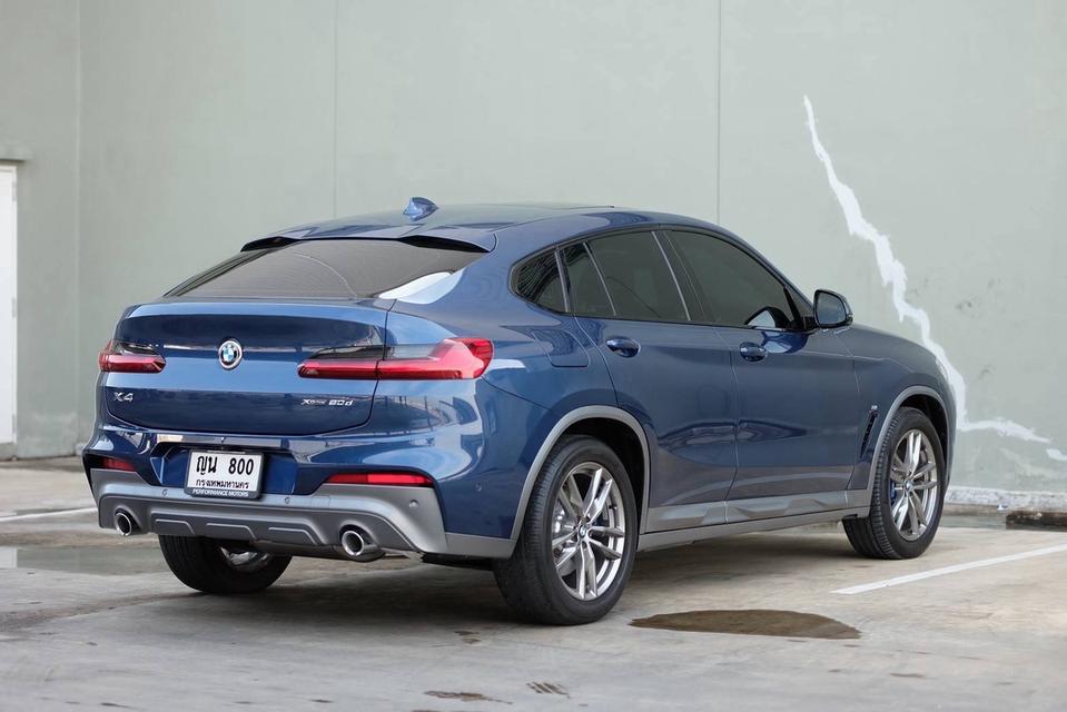 BMW X4 xDrive20d M Sport X (G02) ปี 2021 เลขไมล์ 100,000 km สีเดิมทั้งคัน รูปที่ 4