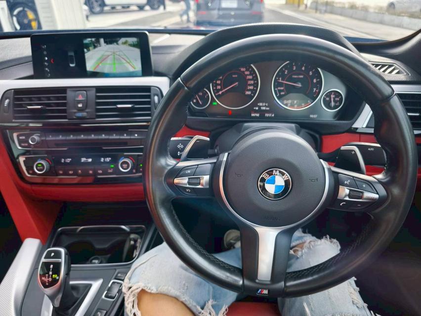 รหัสรถ KPV53 2018 BMW 430i 2.0 Convertible M-Sport สีดำ ภายในแดง 4