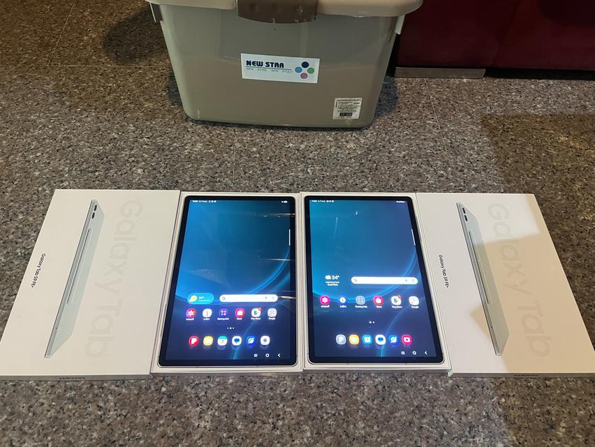 ขายSamsungTabS9FEPlusสีMint128กิ๊กสูนTrueยกกล่อฝอุปกรยังไม่แกะ