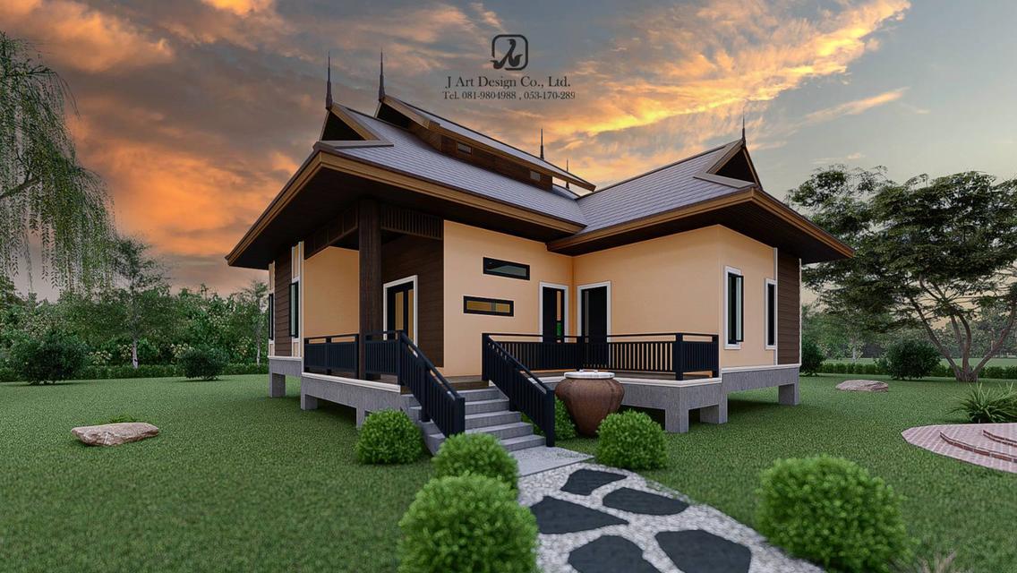 รับออกแบบบ้านพร้อมก่อสร้างบ้าน บริการรับเหมาก่อสร้างทั่วไทย 4